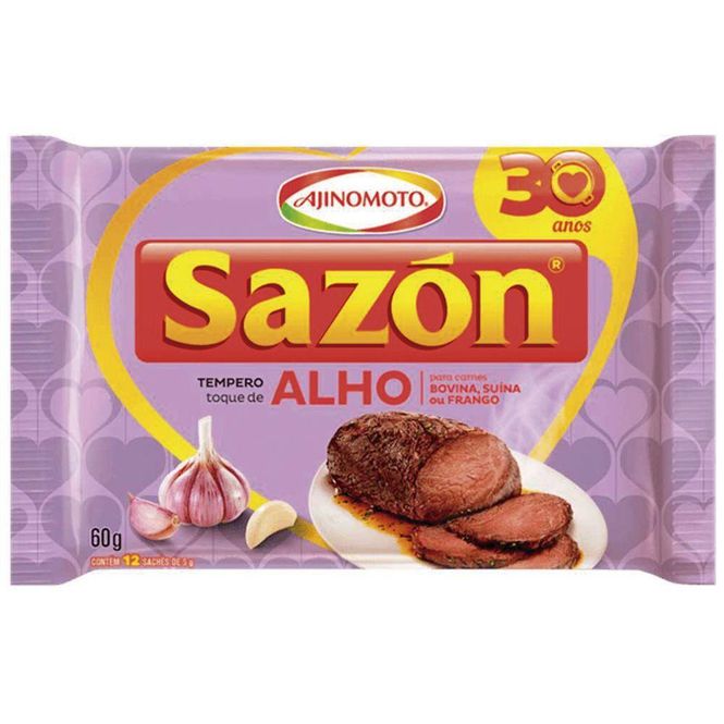 Hovedbilde SAZÓN HVITTLØK TEMPERO  12x60g 