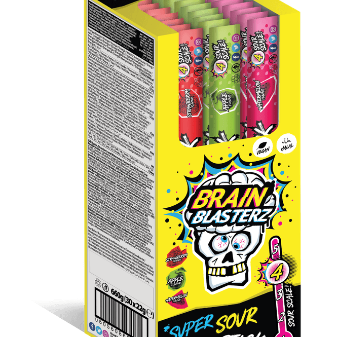 Hovedbilde Brain Blasterz Gum Stick 30x22g