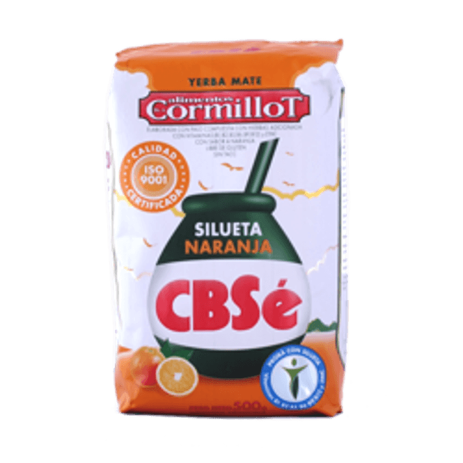 Hovedbilde CBSe Yerba Mate Silueta Naranja 12x500g 