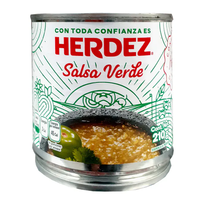 Hovedbilde HERDEZ SALSA VERDE 48x210g