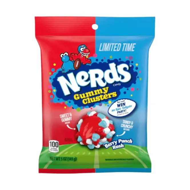 Hovedbilde NERDS Gummy Clusters Berry Punch Rush 12x141g