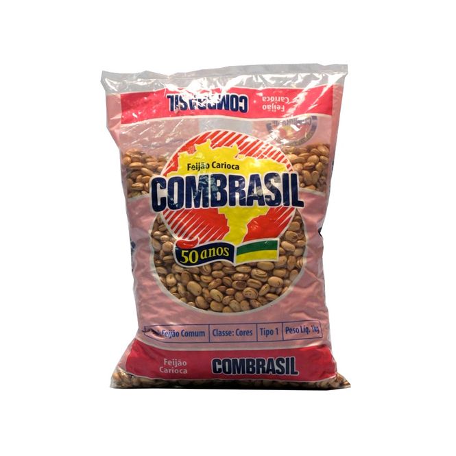 Hovedbilde COMBRASIL brune bønner Feijão Carioca 10x1 kg