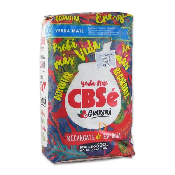 CBSe Guarana Yerba Mate 12x500g