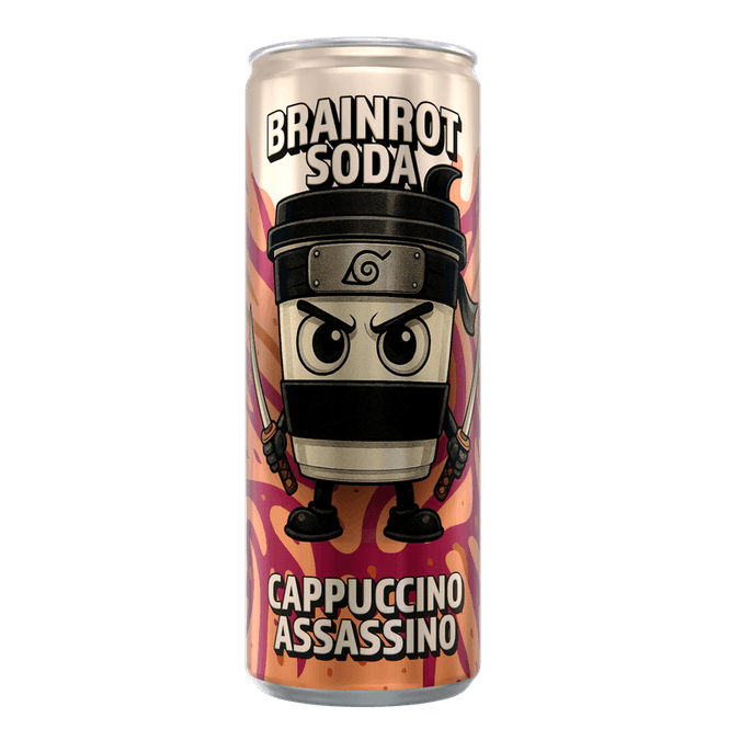 Hovedbilde Brainrot Soda Cappuccino Assassino 24x250ml