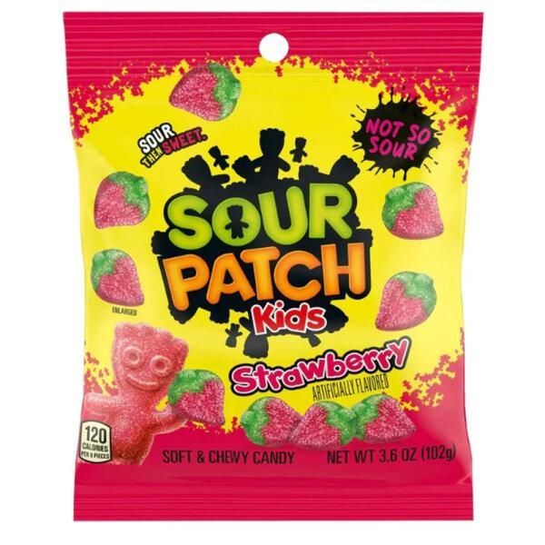 Hovedbilde SOUR PATCH KIDS STRAWBERRY 12x102g 		