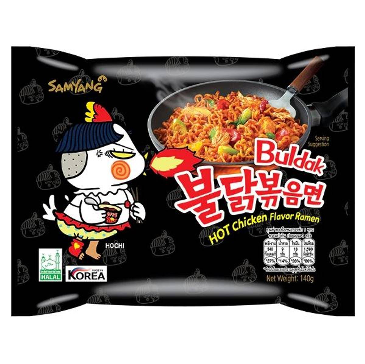 Samyang Hot Chicken Ramen ORIGINAL 8x5x140g 