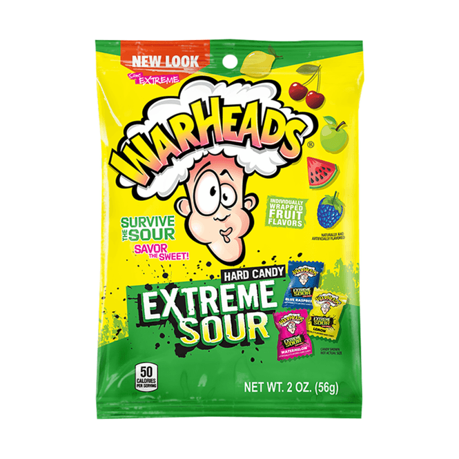 Hovedbilde Warheads Extreme Sour 12x28g