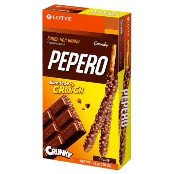 LOTTE  Pepero  Crunky Sticks 40x39g