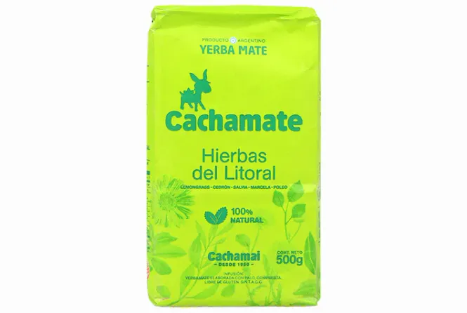 Hovedbilde CACHAMATE Hierbas del Litoral (light green) 10x500g