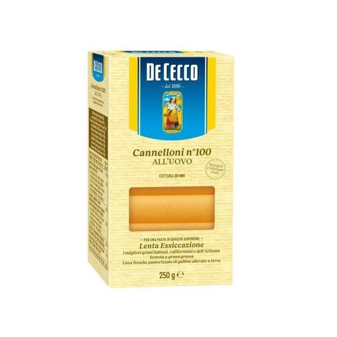 Hovedbilde De Cecco Cannelloni Pasta All'Uovo  N°100 12x250g