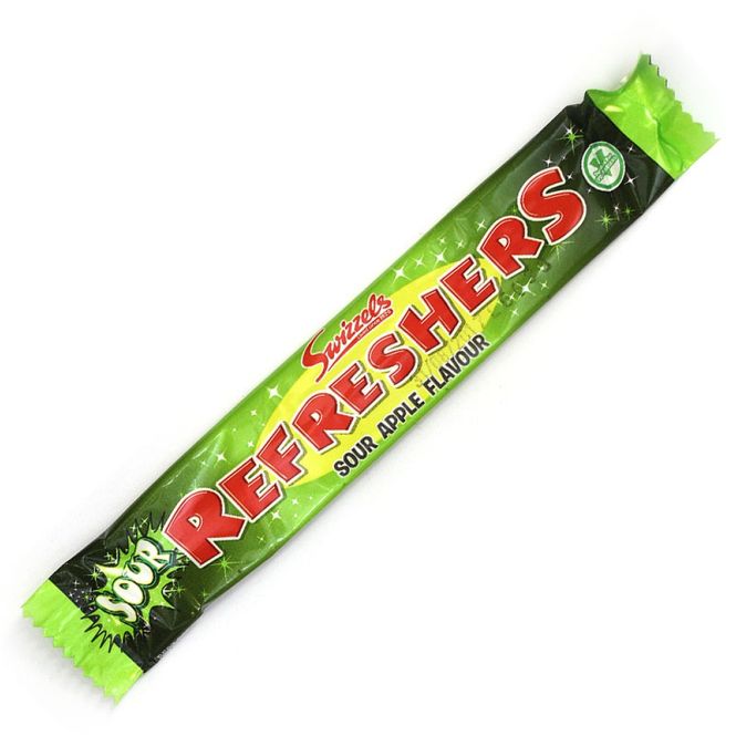 Hovedbilde Refreshers Chew Bar Sour Apple 60x18g