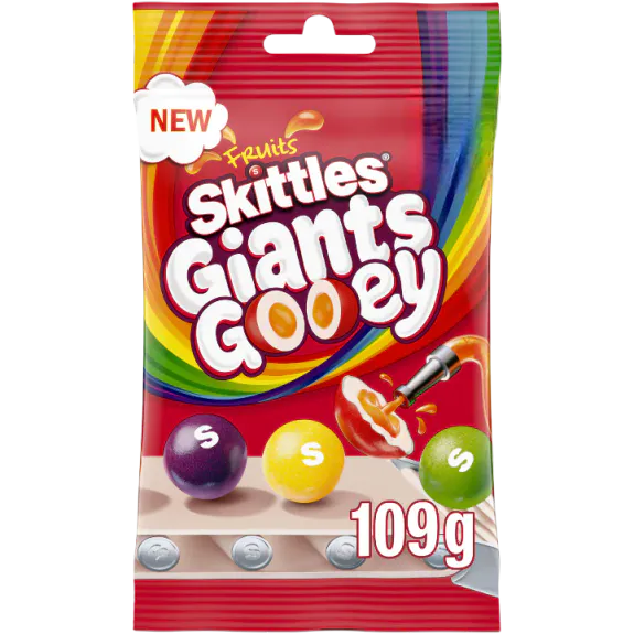 SKITTLES GIANTS Gooey Pounch  14x109g