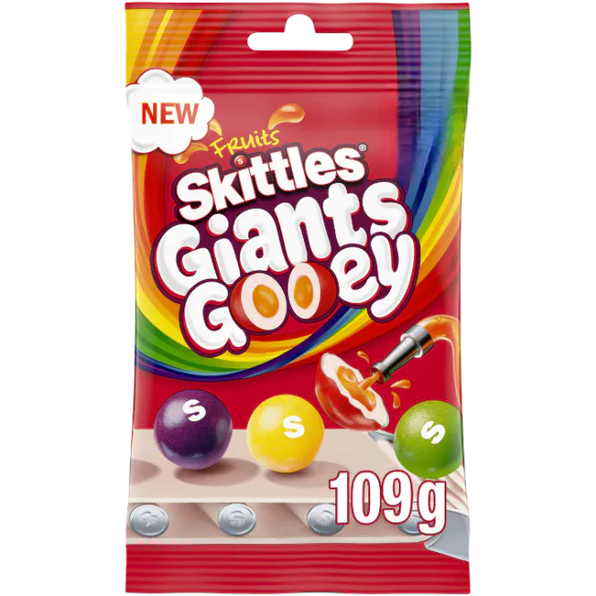 Hovedbilde SKITTLES GIANTS Gooey Pounch  14x109g