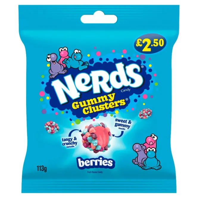 Hovedbilde Nerds Gummy Clusters BERRIES 10x113g 