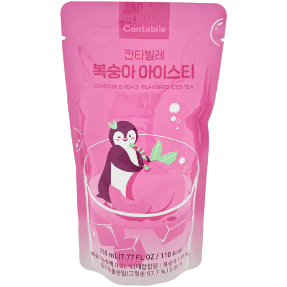Cantabile Peach Flavoured Iced Tea 10x230ml 