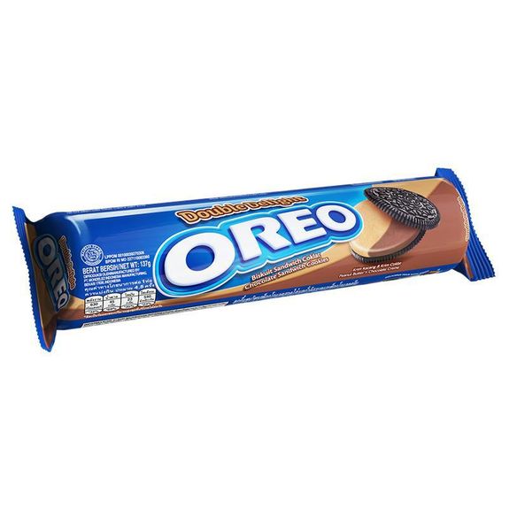 Oreo Sandwich Cookies Double Delight (Peanut Butter) 24x119.6g